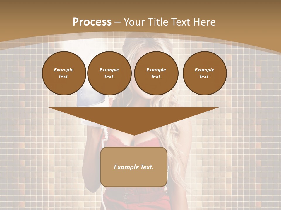 Equipment Woman Finished PowerPoint Template