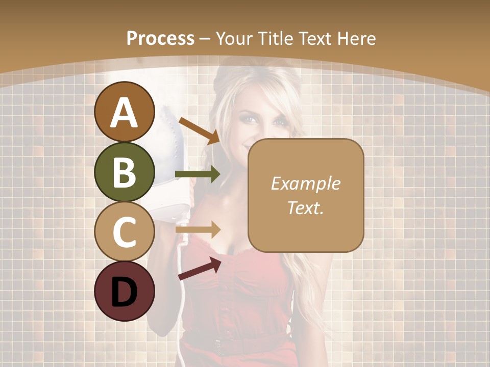 Equipment Woman Finished PowerPoint Template