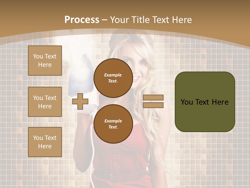 Equipment Woman Finished PowerPoint Template