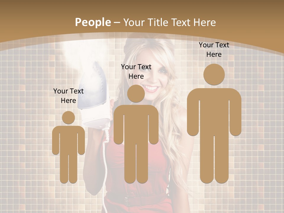 Equipment Woman Finished PowerPoint Template