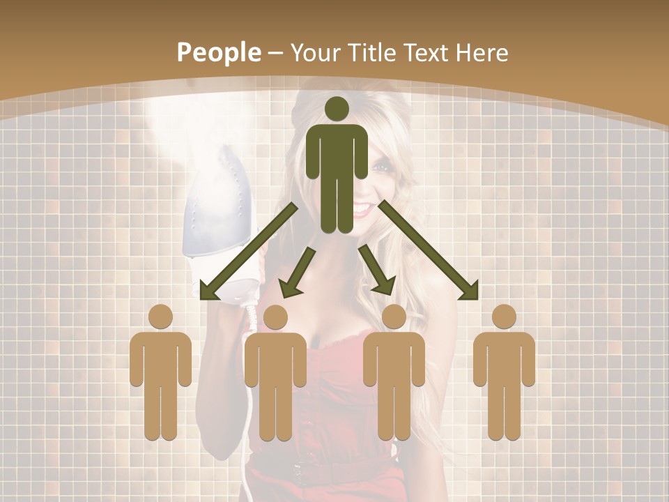 Equipment Woman Finished PowerPoint Template