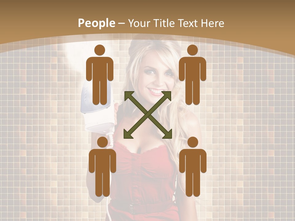 Equipment Woman Finished PowerPoint Template