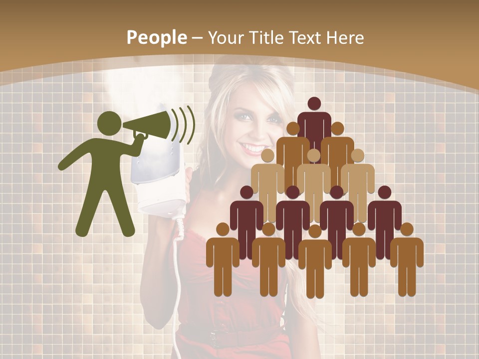 Equipment Woman Finished PowerPoint Template