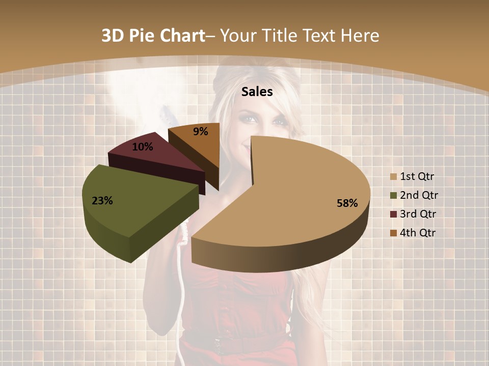 Equipment Woman Finished PowerPoint Template
