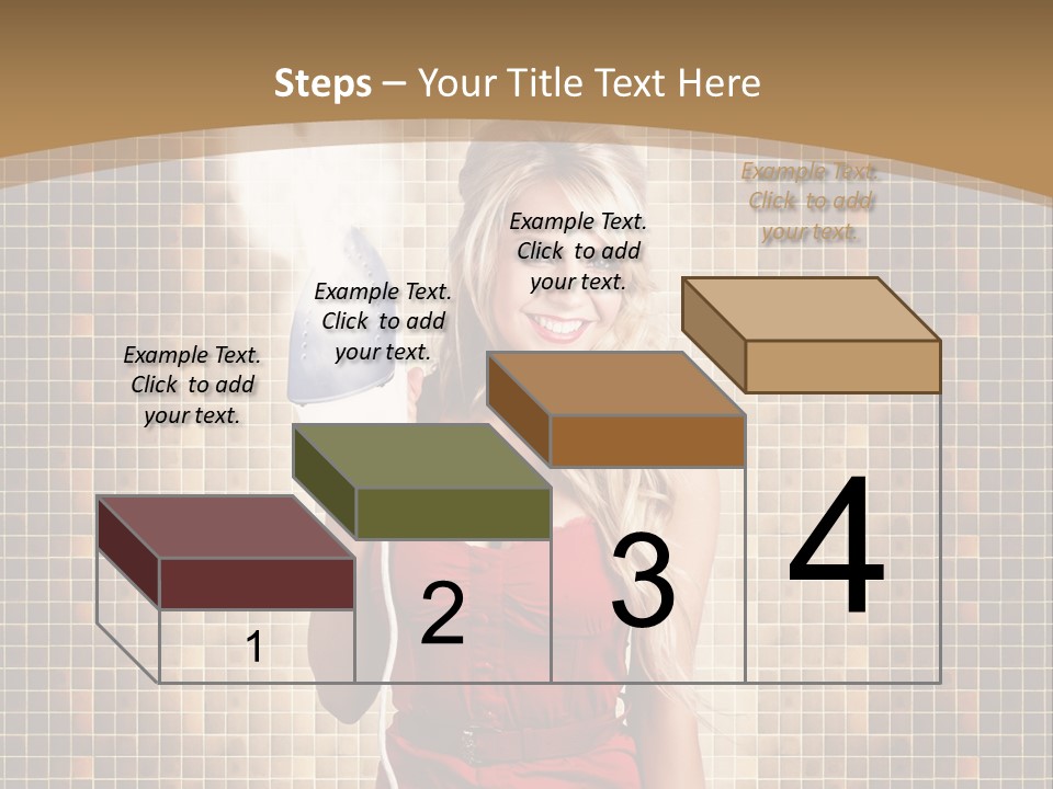 Equipment Woman Finished PowerPoint Template