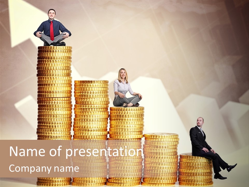 Finance Golden Young PowerPoint Template