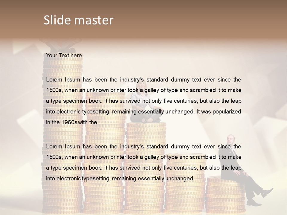 Finance Golden Young PowerPoint Template