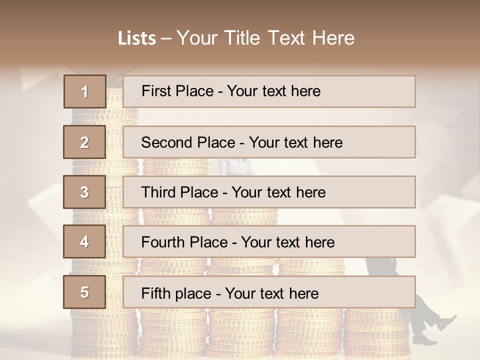 Finance Golden Young PowerPoint Template