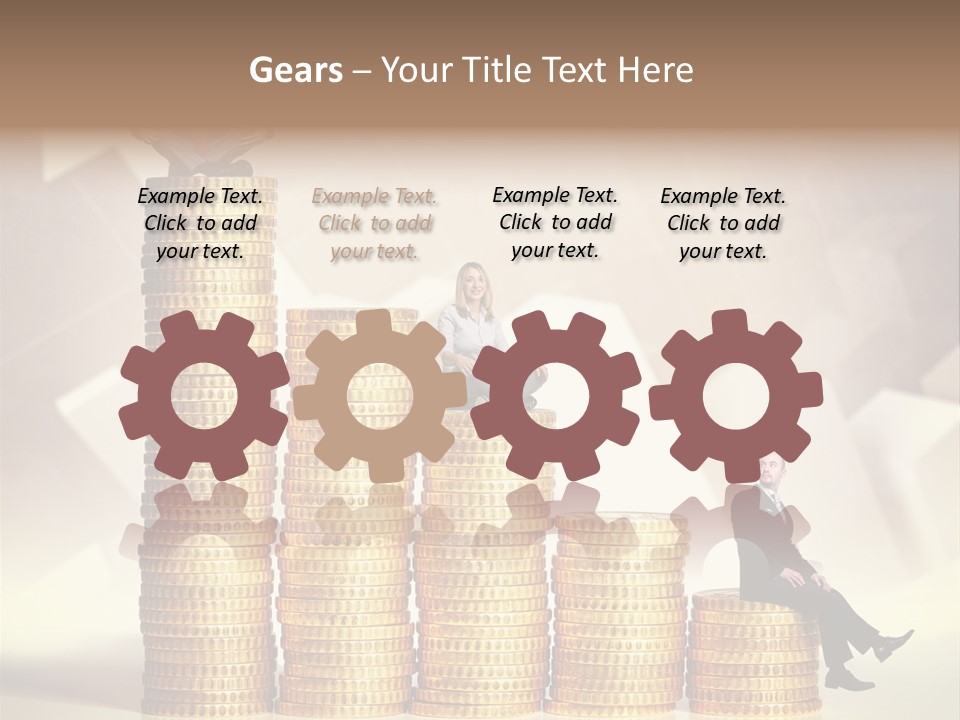 Finance Golden Young PowerPoint Template