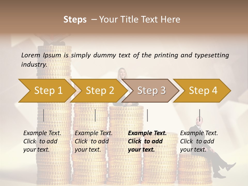 Finance Golden Young PowerPoint Template