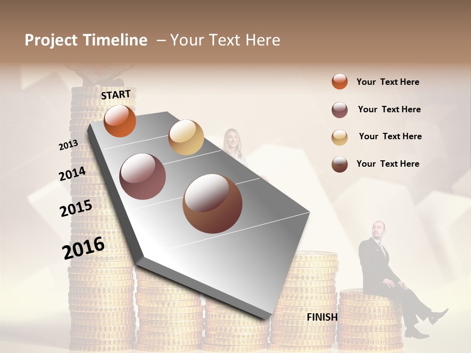 Finance Golden Young PowerPoint Template