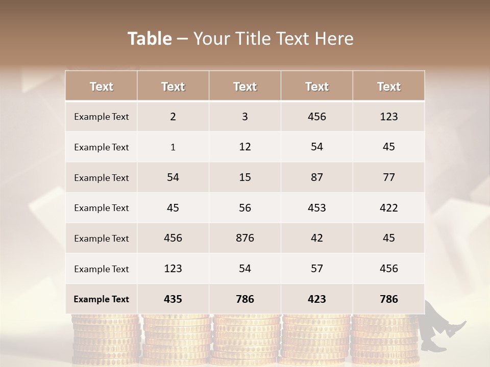 Finance Golden Young PowerPoint Template