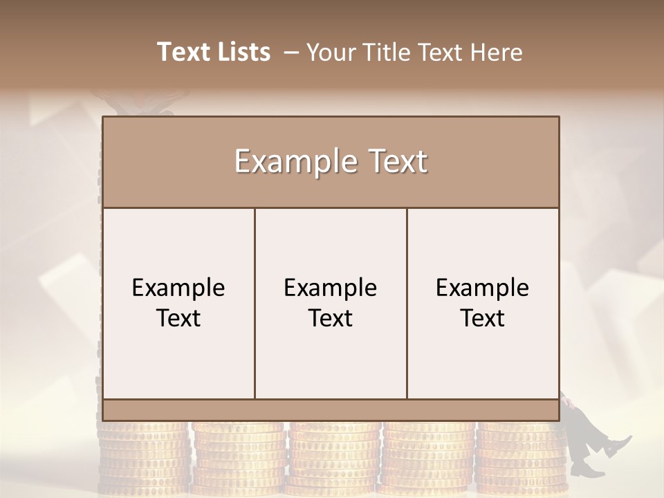 Finance Golden Young PowerPoint Template