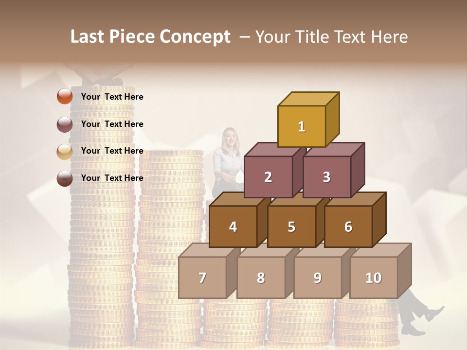 Finance Golden Young PowerPoint Template
