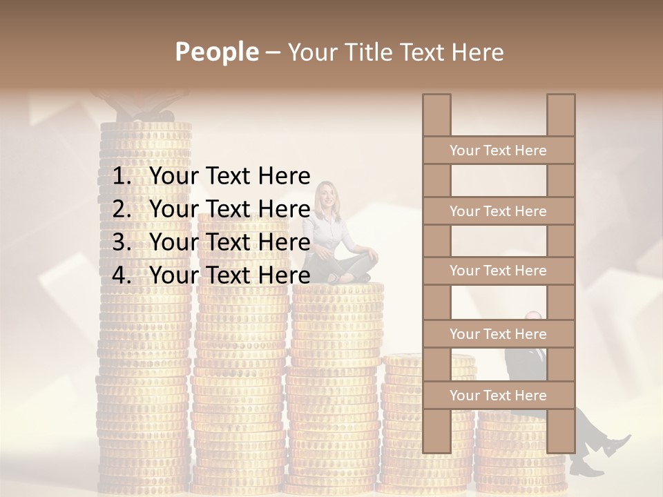 Finance Golden Young PowerPoint Template