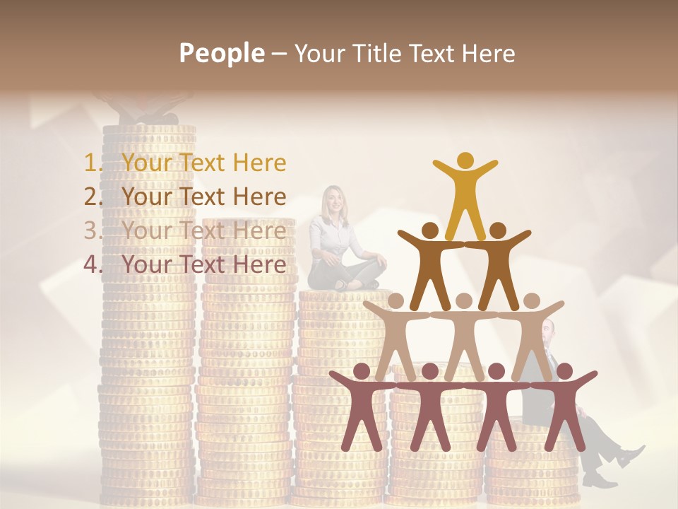 Finance Golden Young PowerPoint Template