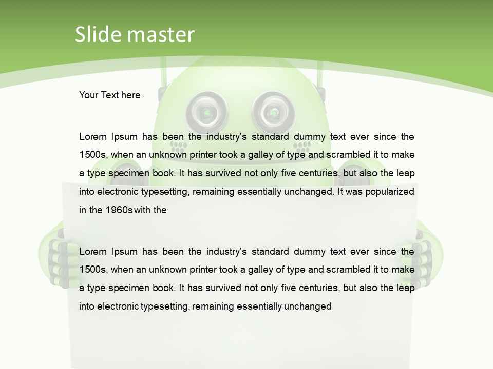 Business Billboard Metaphor PowerPoint Template