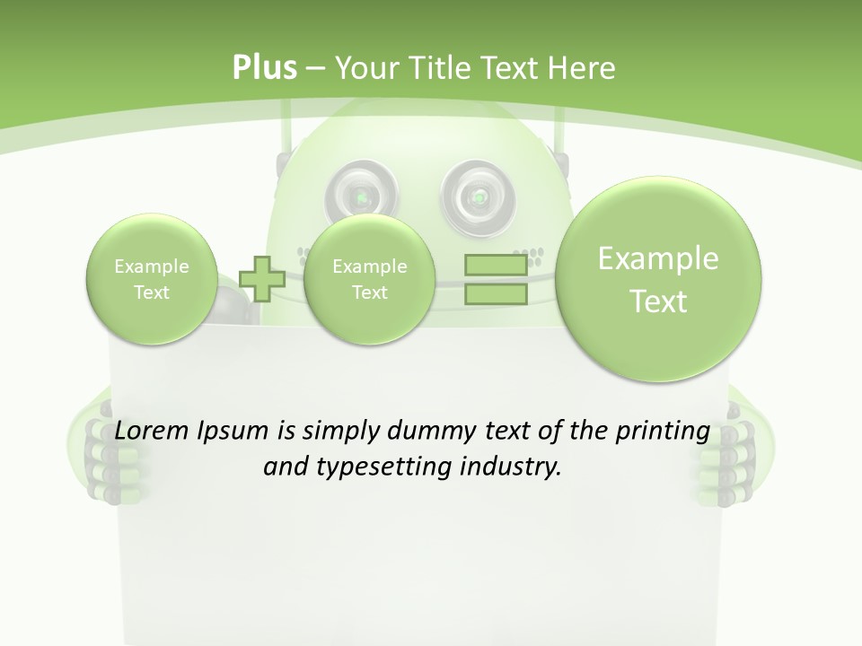 Business Billboard Metaphor PowerPoint Template