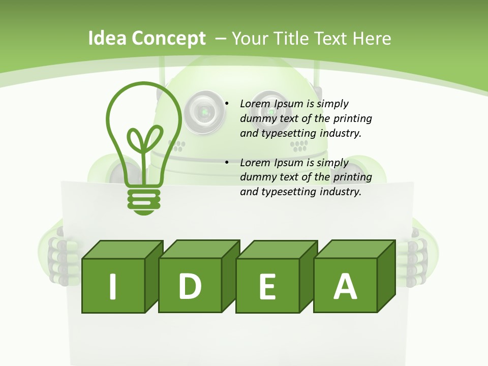 Business Billboard Metaphor PowerPoint Template