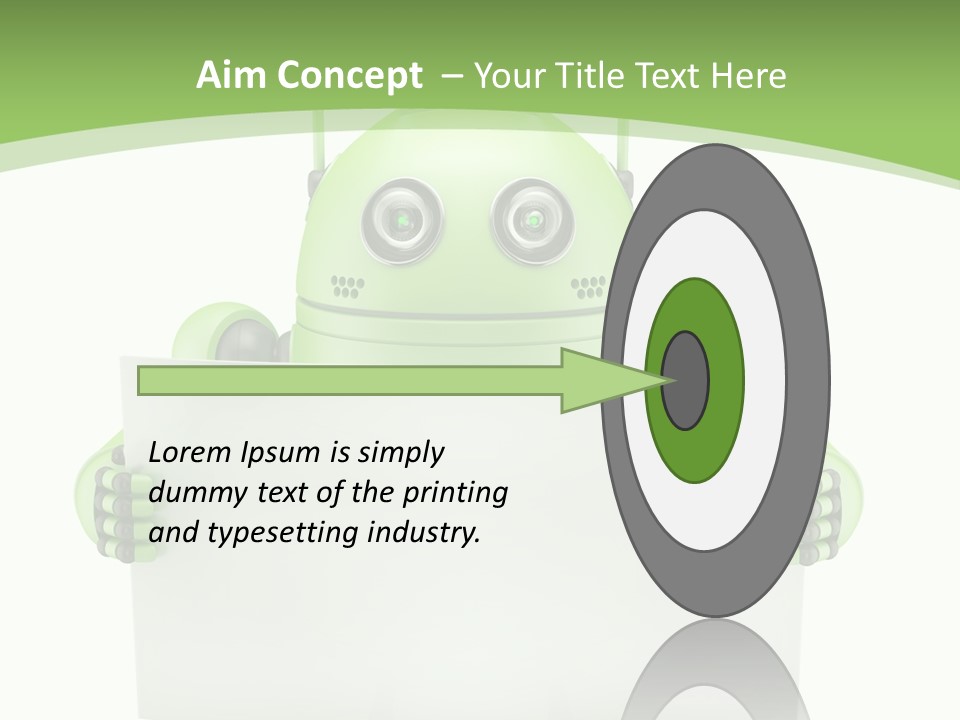 Business Billboard Metaphor PowerPoint Template