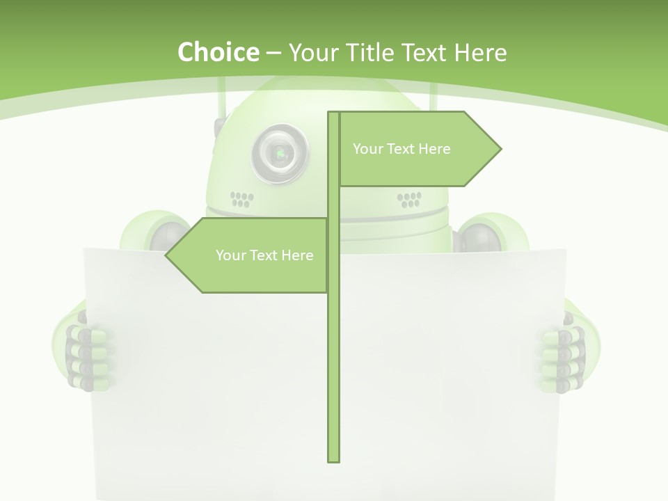 Business Billboard Metaphor PowerPoint Template