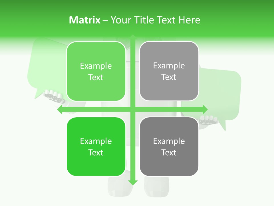 Bubble Chatting Speak PowerPoint Template