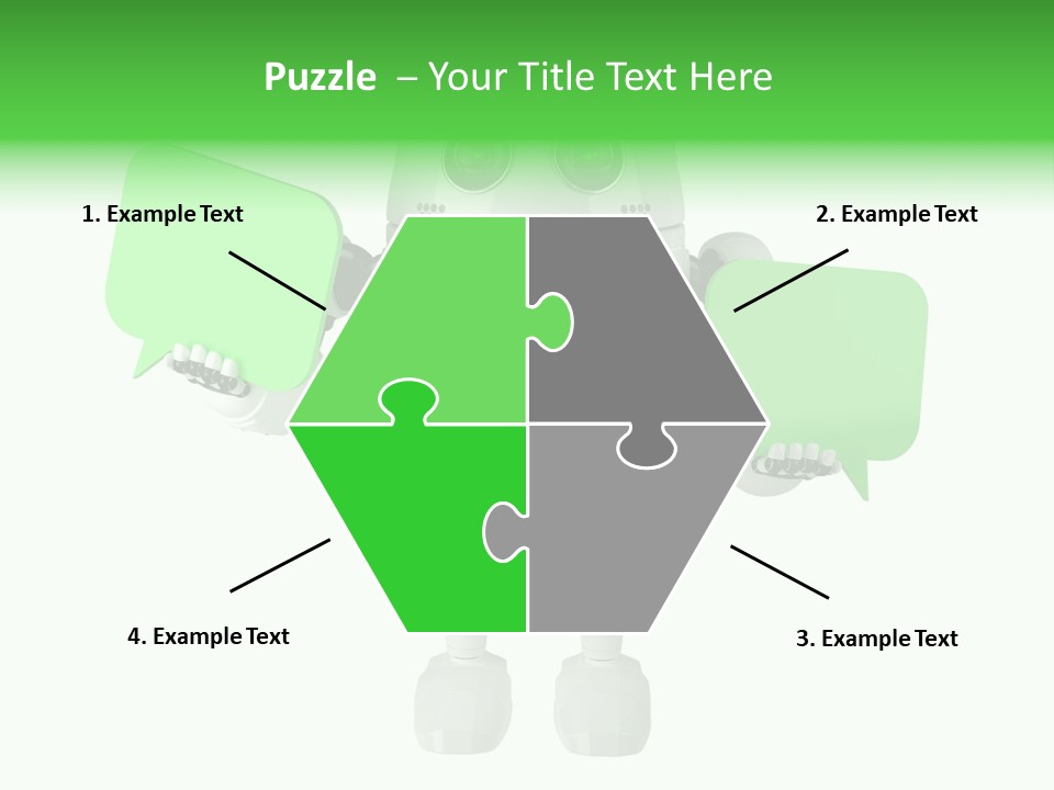 Bubble Chatting Speak PowerPoint Template