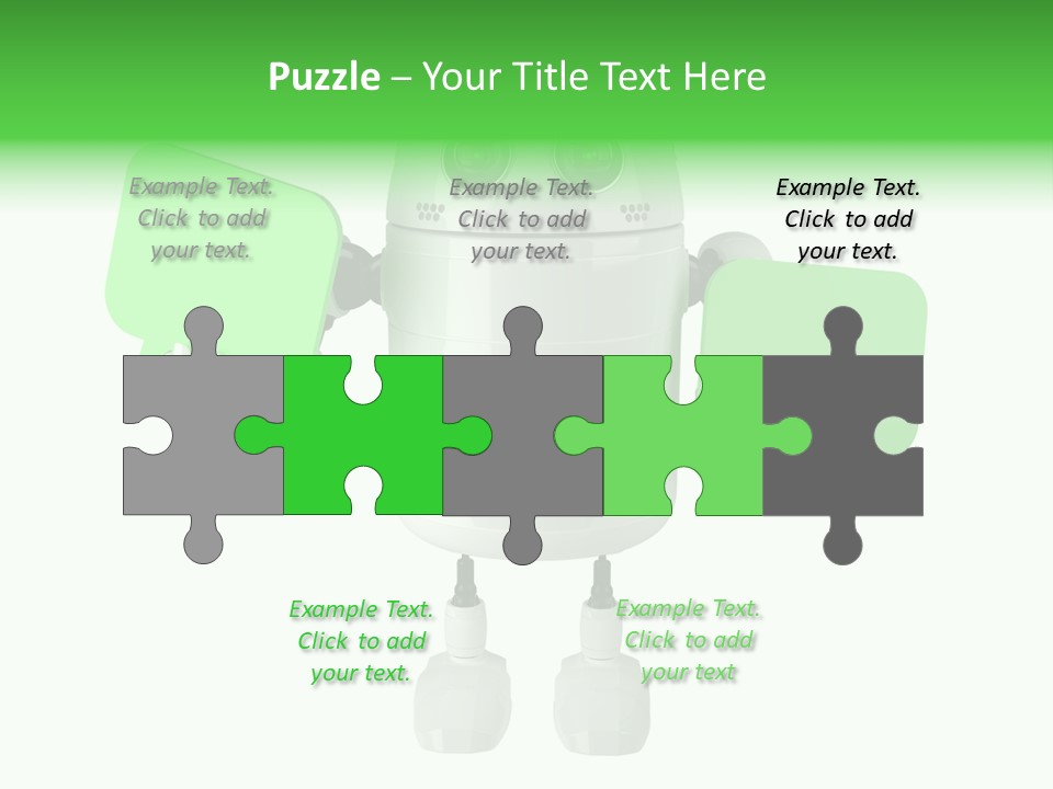 Bubble Chatting Speak PowerPoint Template