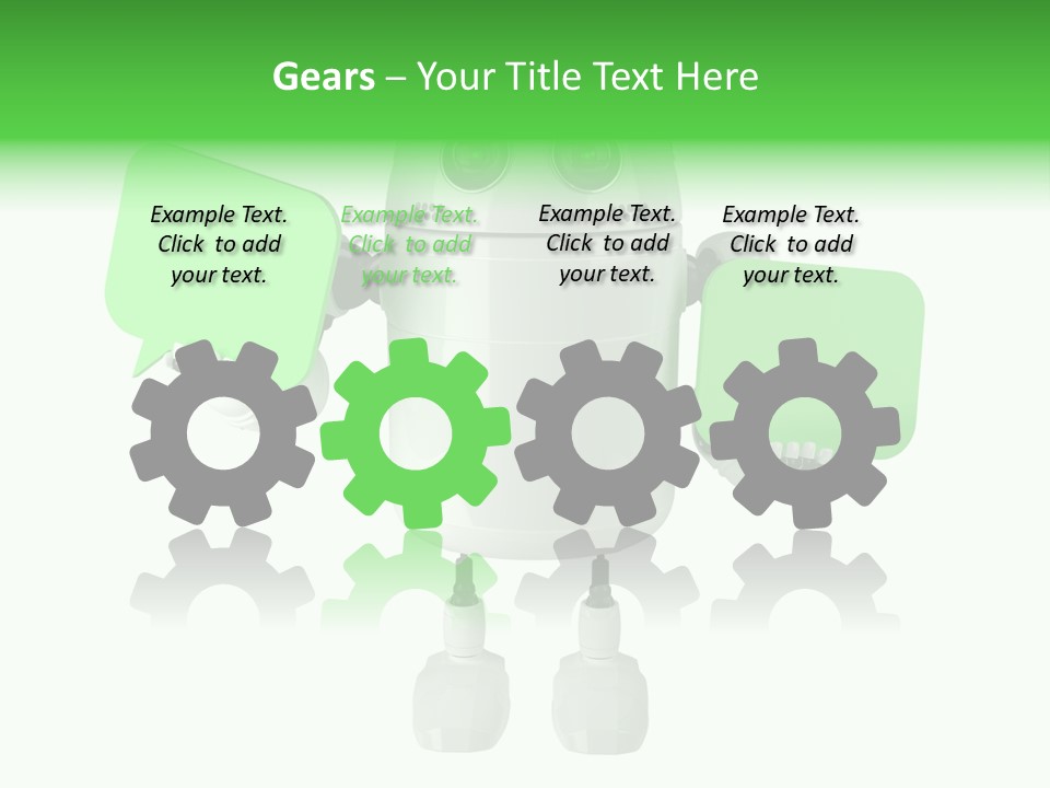 Bubble Chatting Speak PowerPoint Template