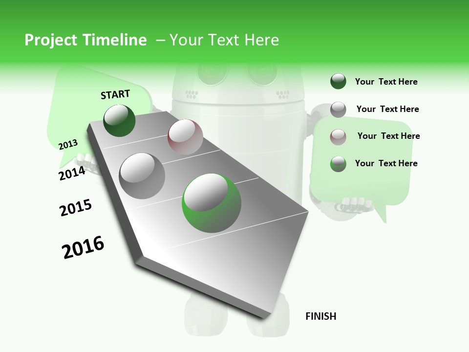 Bubble Chatting Speak PowerPoint Template