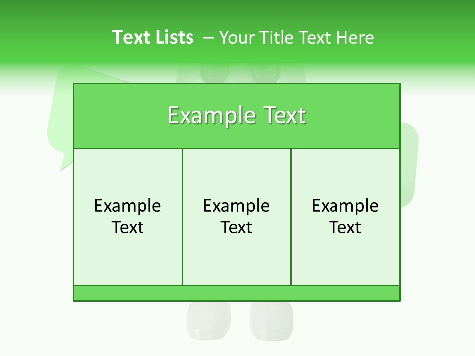 Bubble Chatting Speak PowerPoint Template