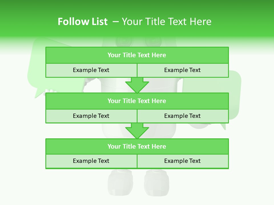 Bubble Chatting Speak PowerPoint Template
