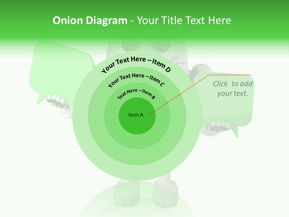 Bubble Chatting Speak PowerPoint Template