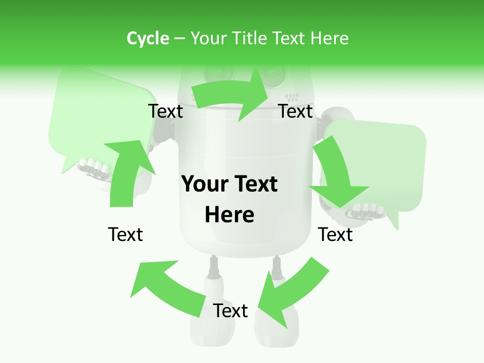 Bubble Chatting Speak PowerPoint Template