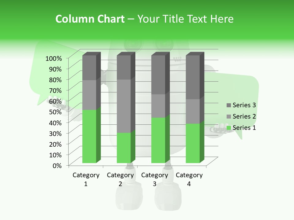 Bubble Chatting Speak PowerPoint Template