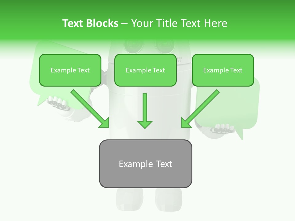 Bubble Chatting Speak PowerPoint Template