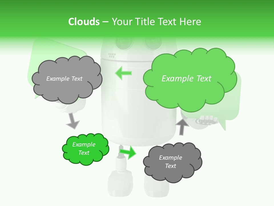 Bubble Chatting Speak PowerPoint Template