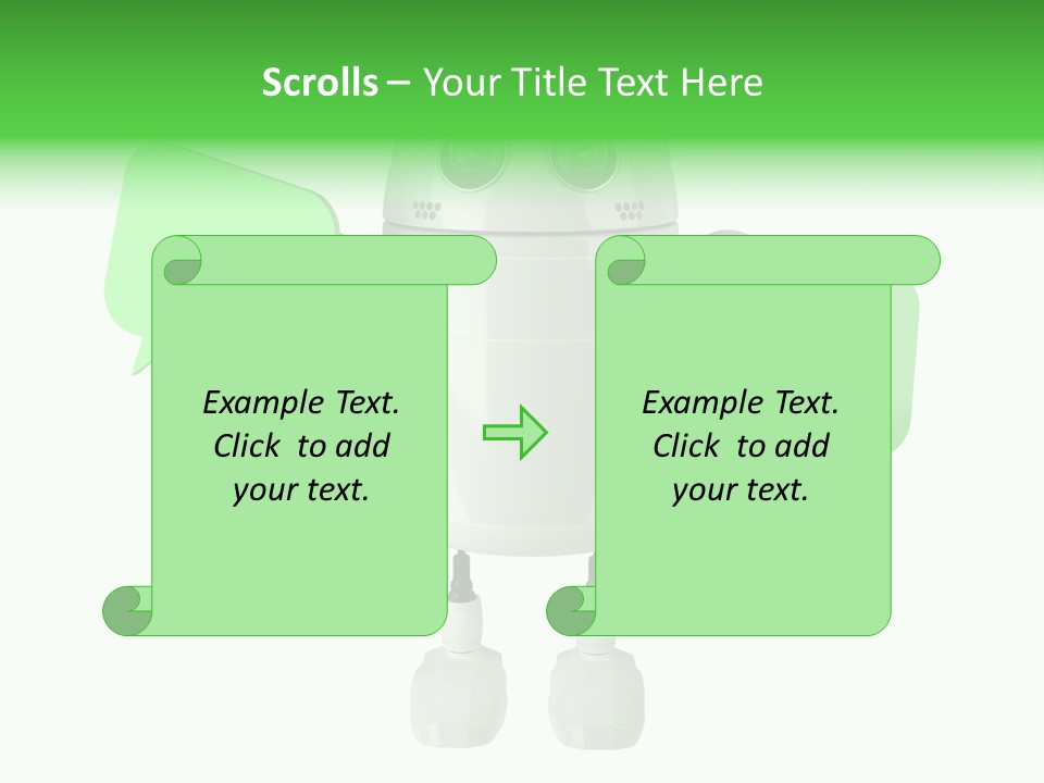 Bubble Chatting Speak PowerPoint Template