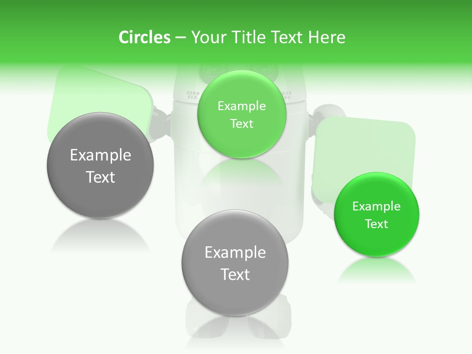 Bubble Chatting Speak PowerPoint Template