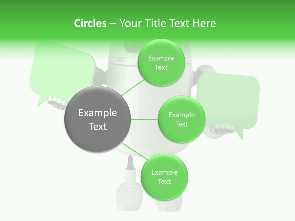 Bubble Chatting Speak PowerPoint Template