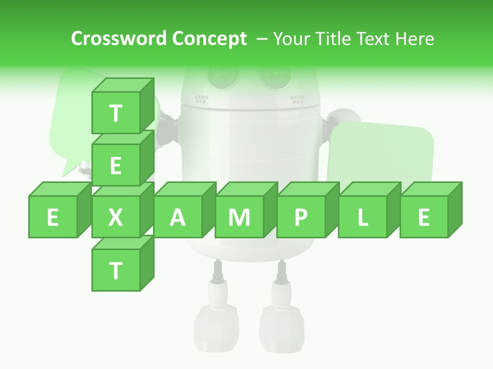 Bubble Chatting Speak PowerPoint Template
