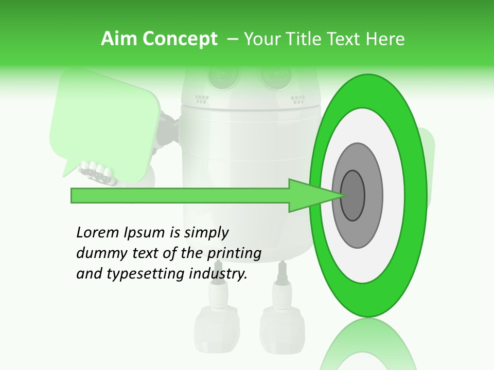 Bubble Chatting Speak PowerPoint Template