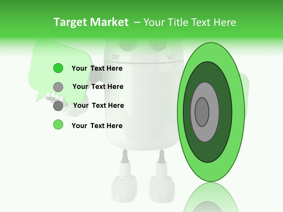 Bubble Chatting Speak PowerPoint Template