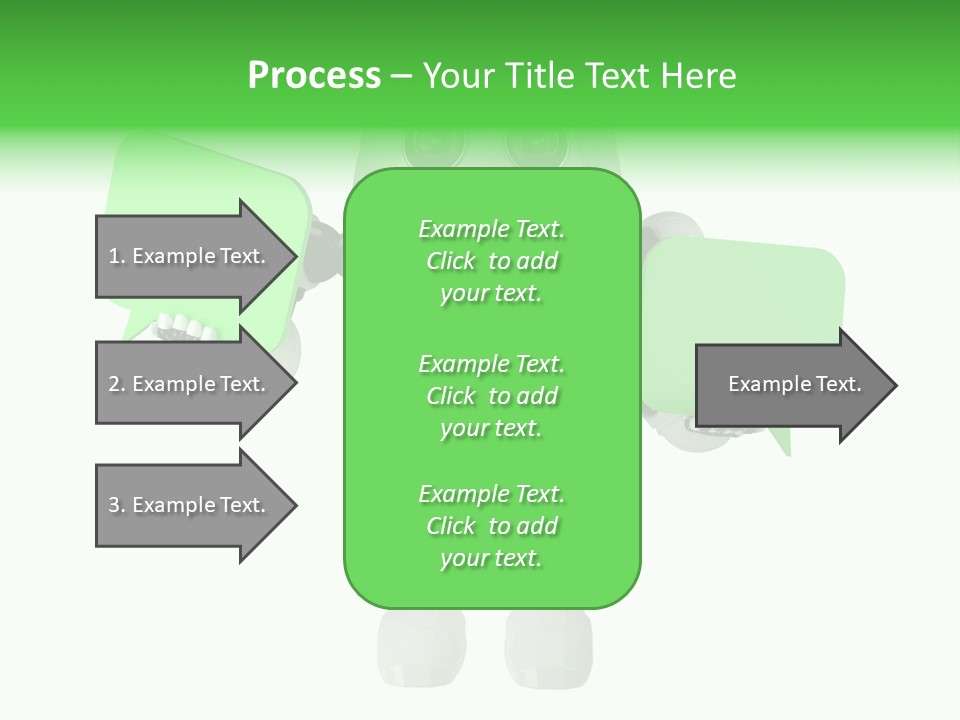 Bubble Chatting Speak PowerPoint Template