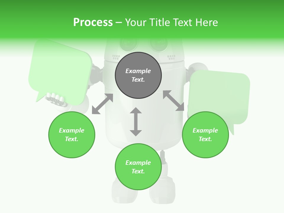Bubble Chatting Speak PowerPoint Template
