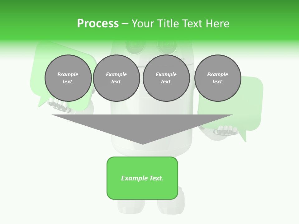 Bubble Chatting Speak PowerPoint Template