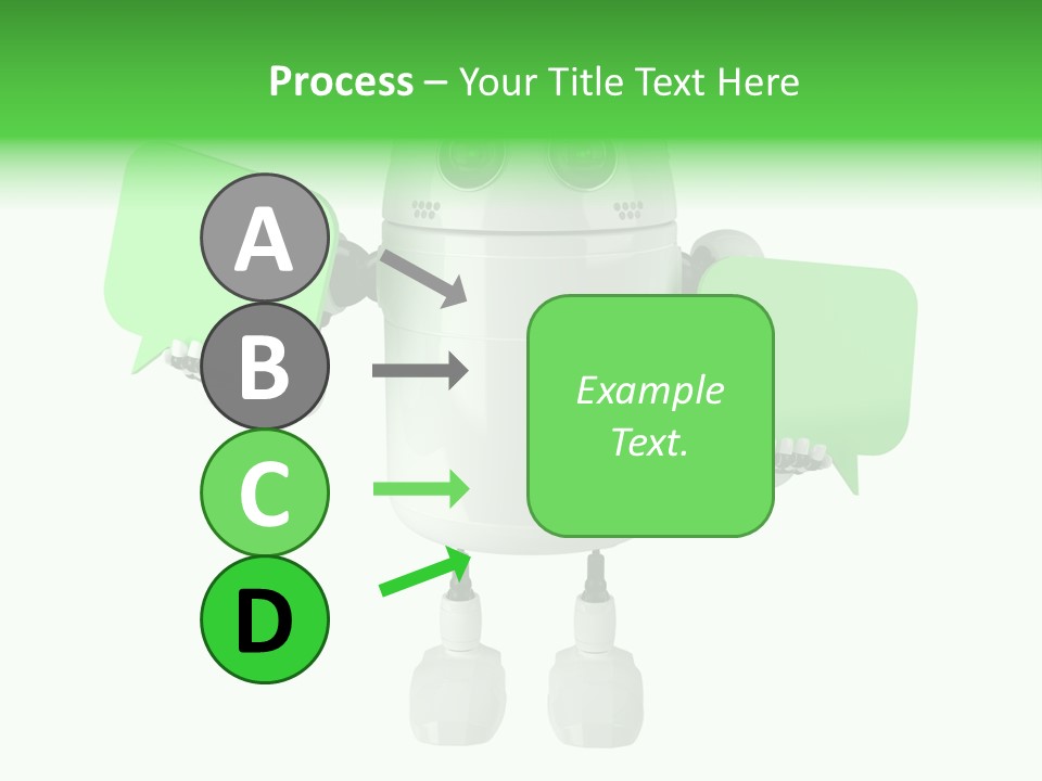 Bubble Chatting Speak PowerPoint Template