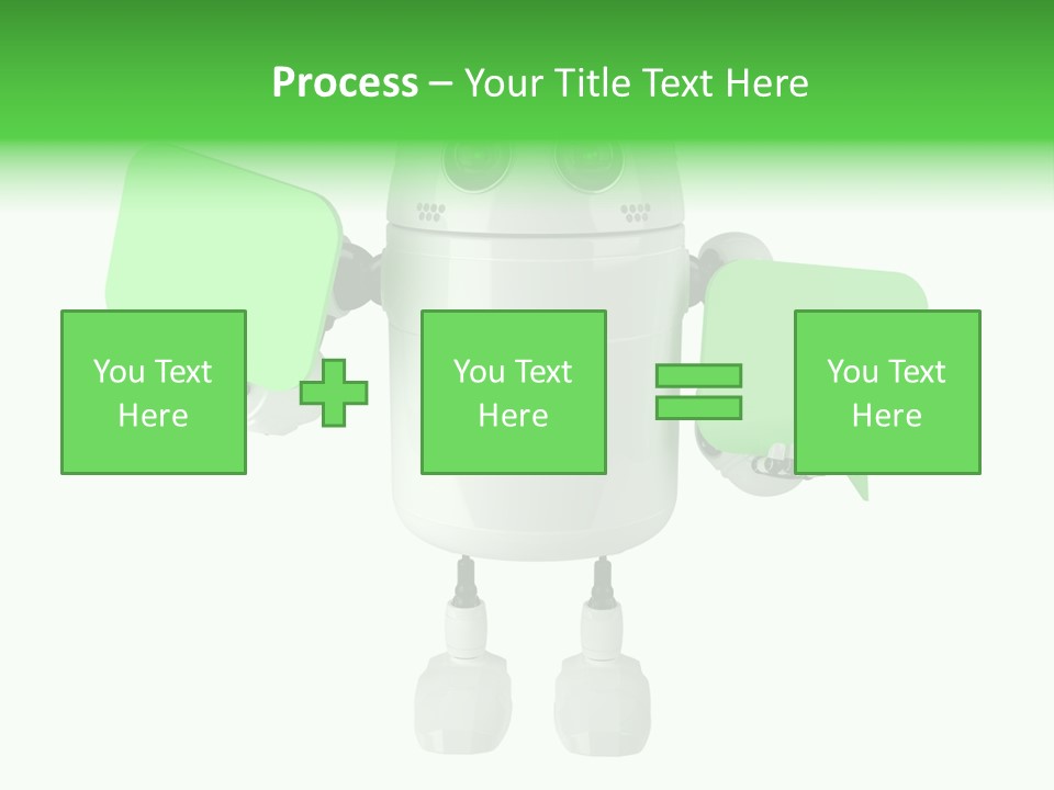 Bubble Chatting Speak PowerPoint Template