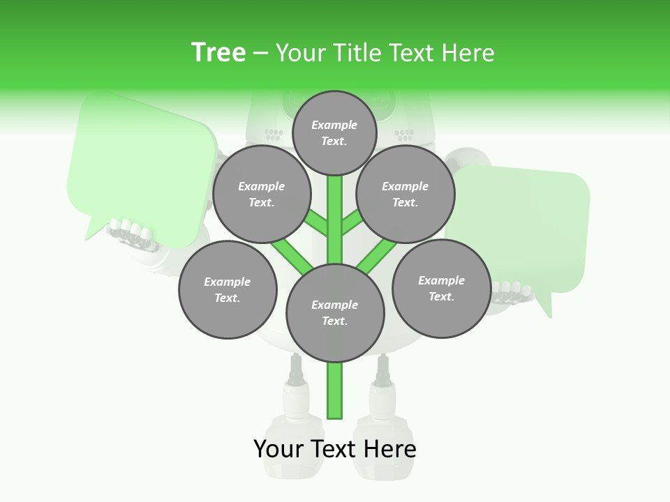 Bubble Chatting Speak PowerPoint Template