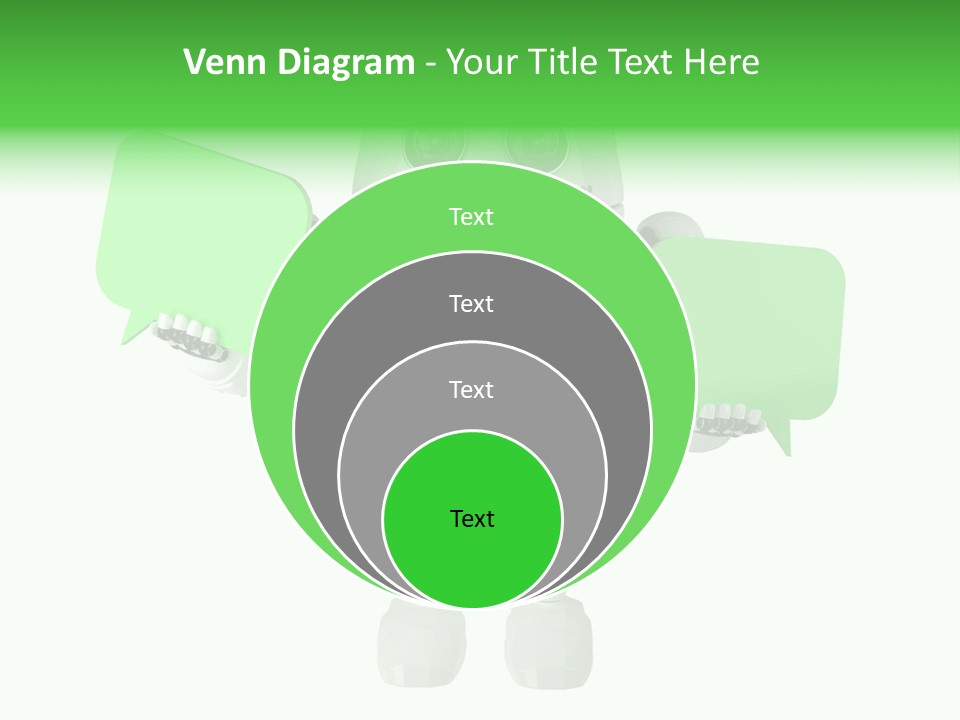 Bubble Chatting Speak PowerPoint Template